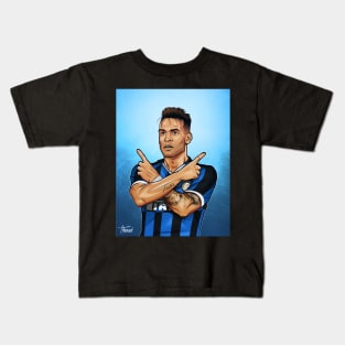 LAUTARO MARTINEZ COMICS Kids T-Shirt